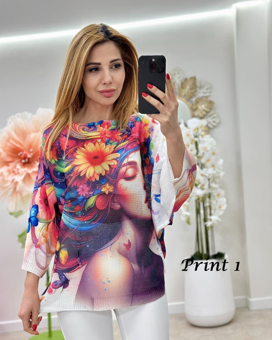 Bluza Tricot Print