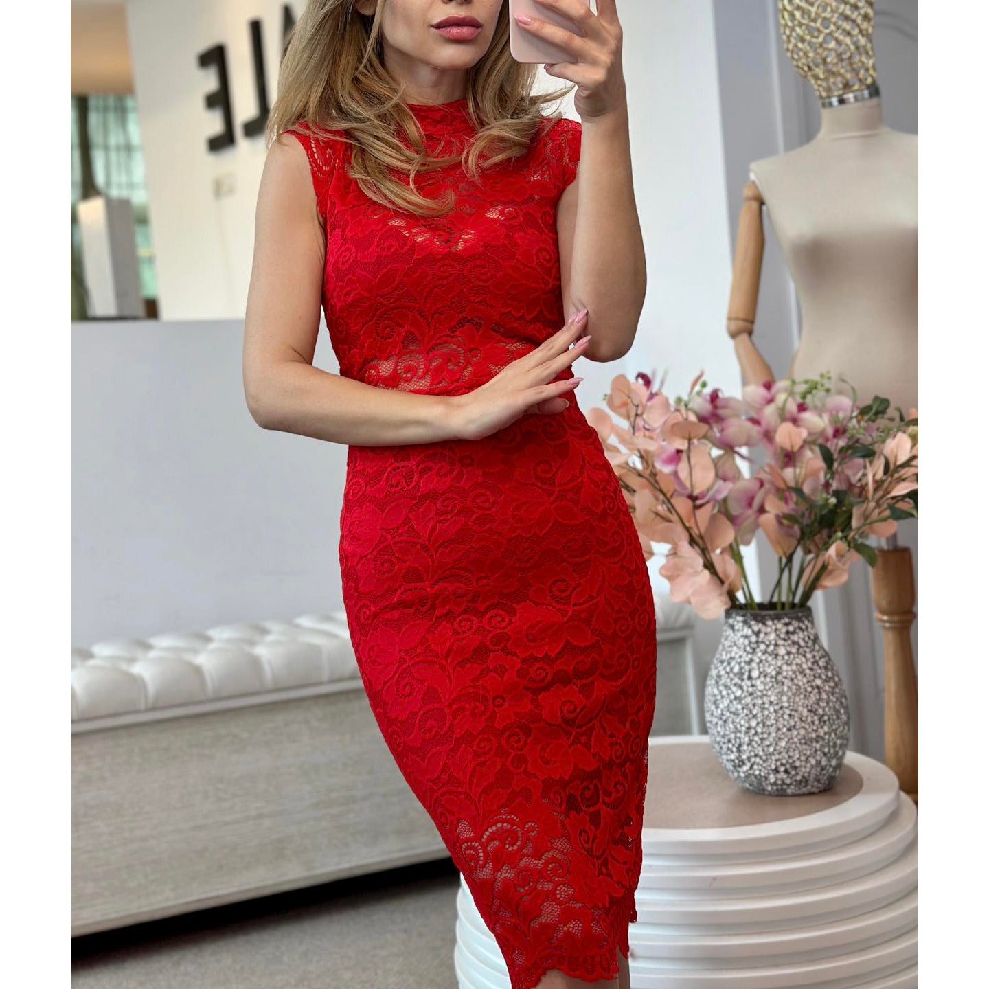 Rochie dantela Sisi