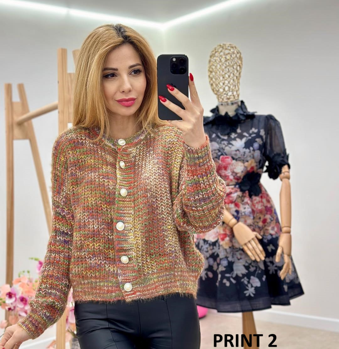 Cardigan Tricotat Color