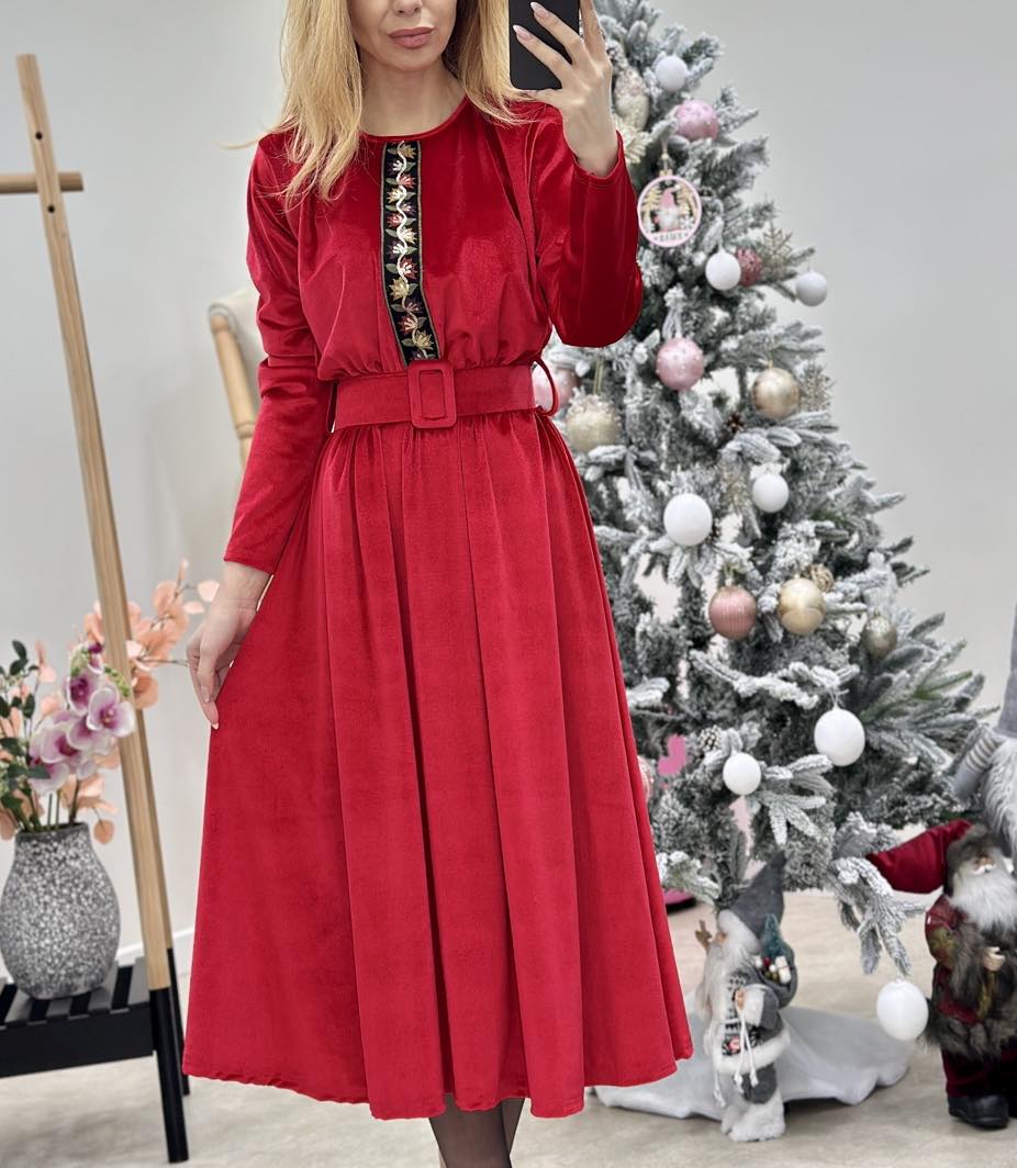 Rochie Catifea Traditionala