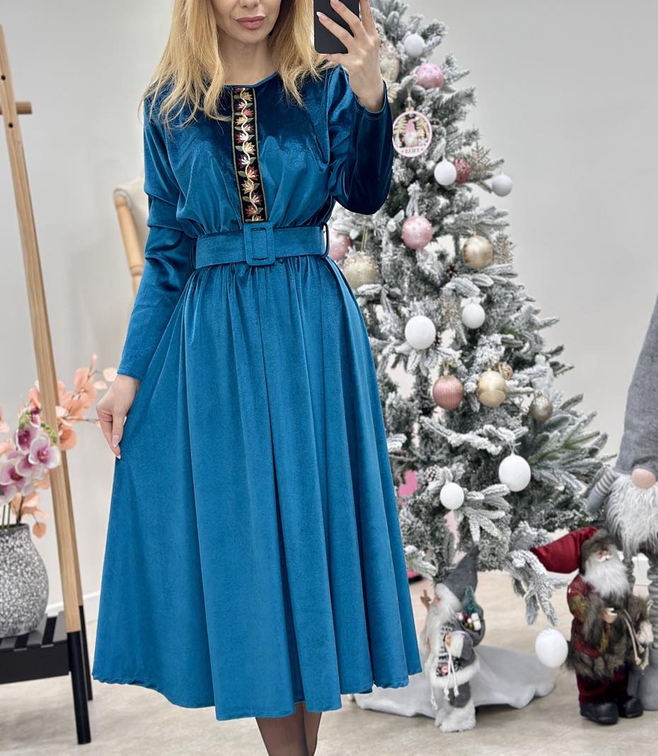 Rochie Catifea Traditionala