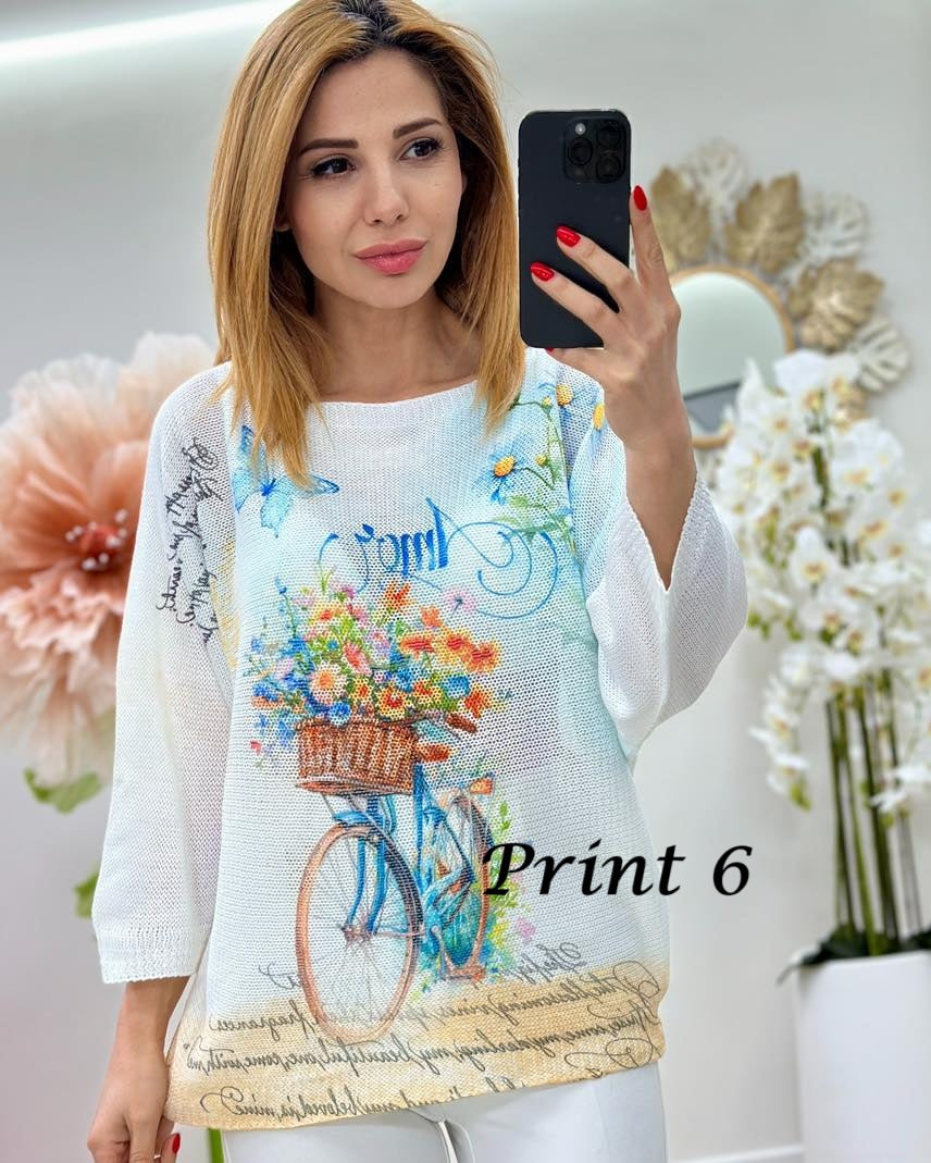 Bluza Tricot Print