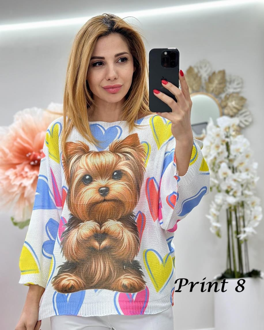Bluza Tricot Print