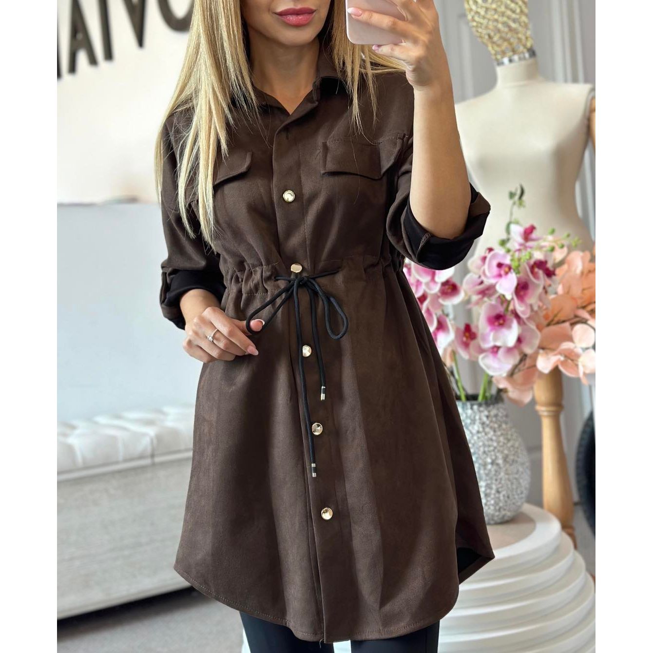 Trench Piele Intoarasa Ecologica