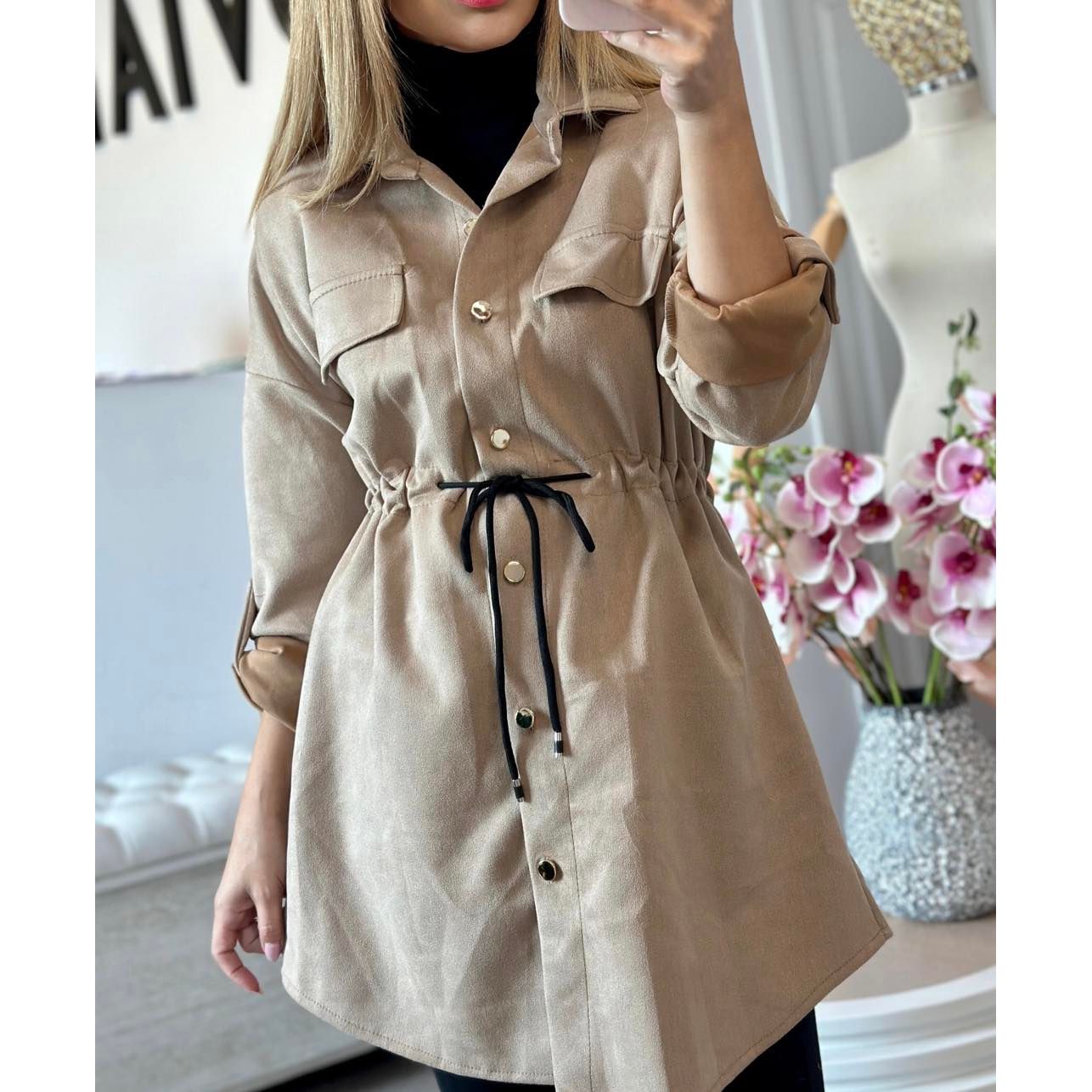 Trench Piele Intoarasa Ecologica