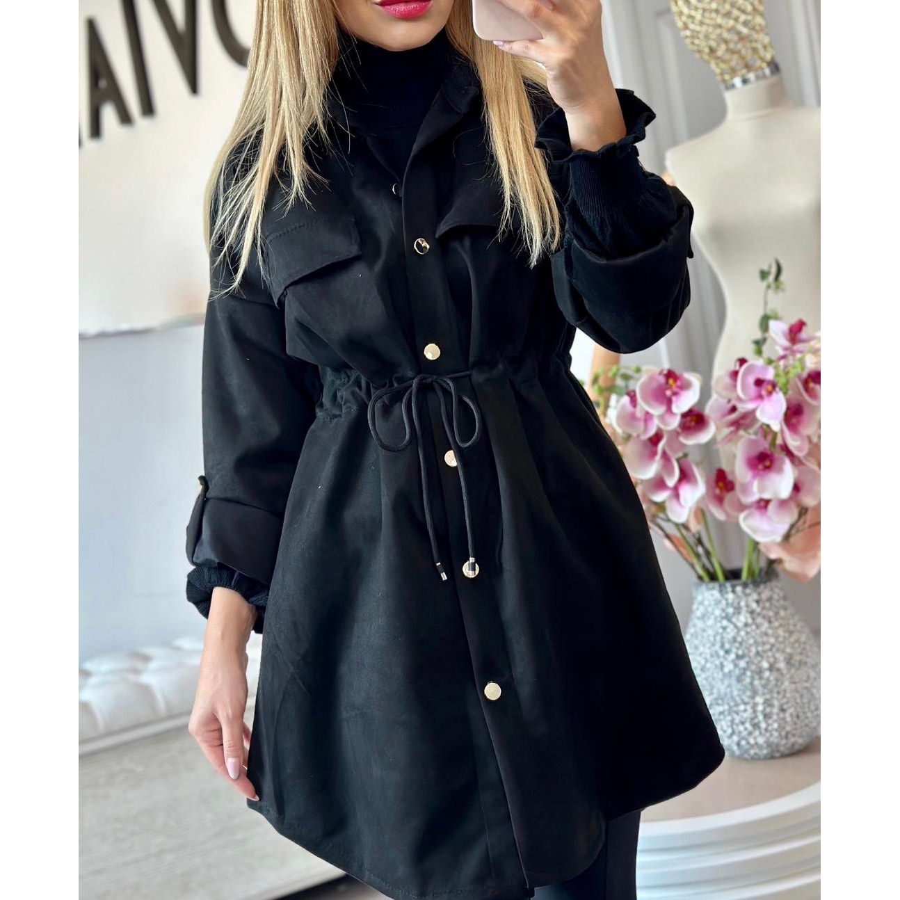Trench Piele Intoarasa Ecologica