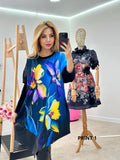Bluza Asimetrica Print