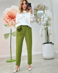 Pantaloni Flower-brosa detasabila