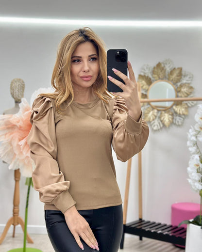Bluza maneci bufante