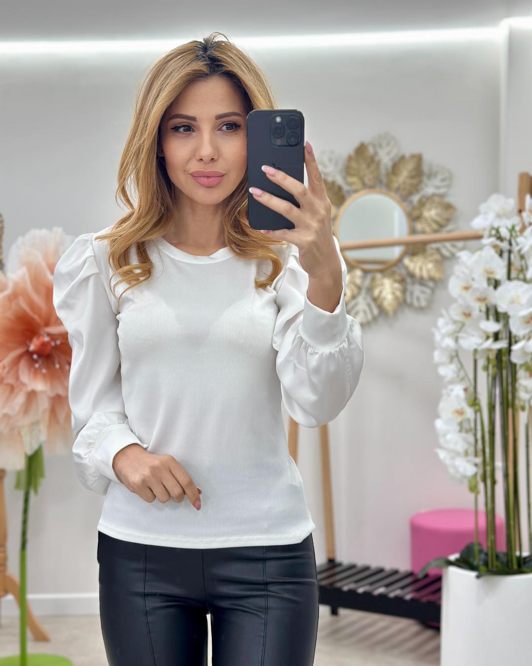Bluza maneci bufante