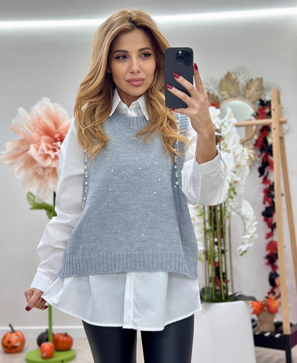 Set 2 piese : Camasa+ Vesta