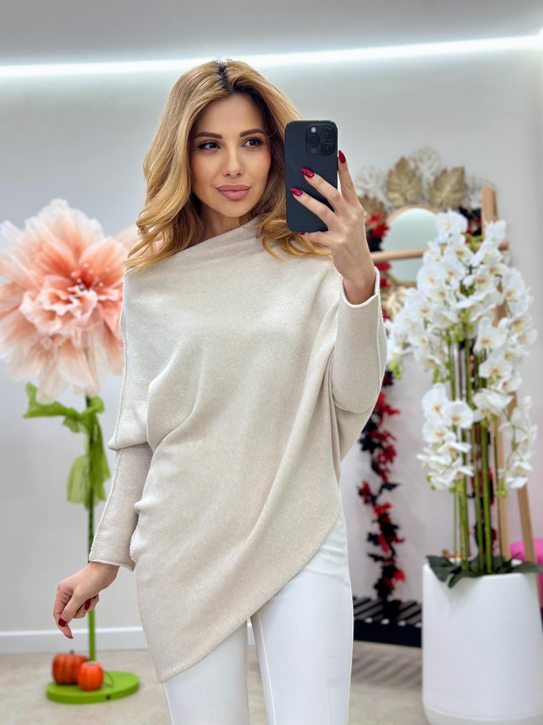 Bluza asimetrica Colorful