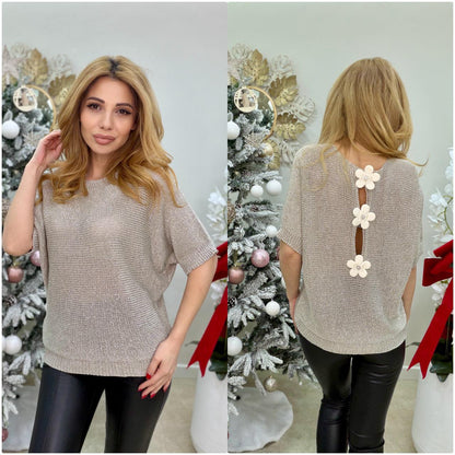 Bluza Floricele Glittery