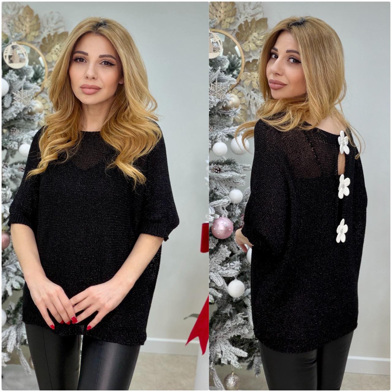 Bluza Floricele Glittery