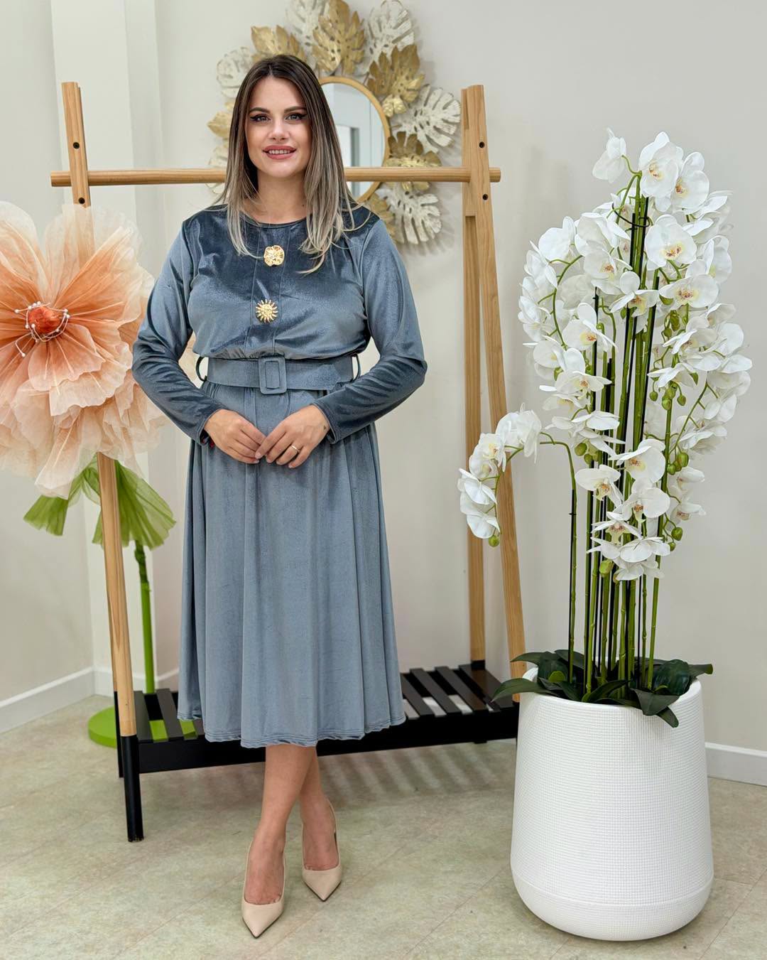 Rochie Catifea Dyandra